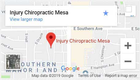  Injury Chiropractic Mesa Map